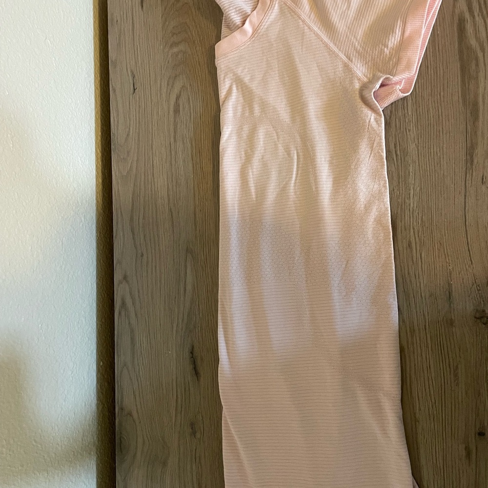 lululemon swiftly tech pink milkshake shirt